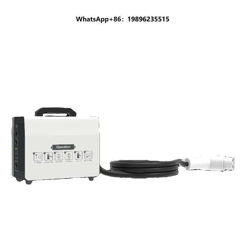 Portable Dc Fast Charger 20Kw Ccs2 - Pilha de Carregamento Portátil para Veículos
