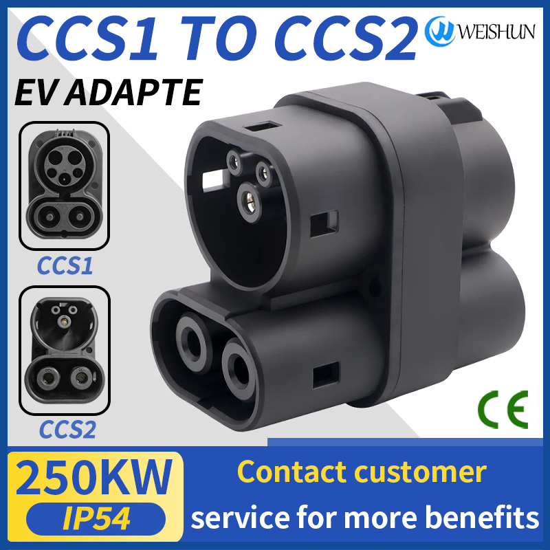 Ccs2 To Ccs1 Fast Charge Adapter 250Kw - Adaptador de Carregamento Rápido DC para