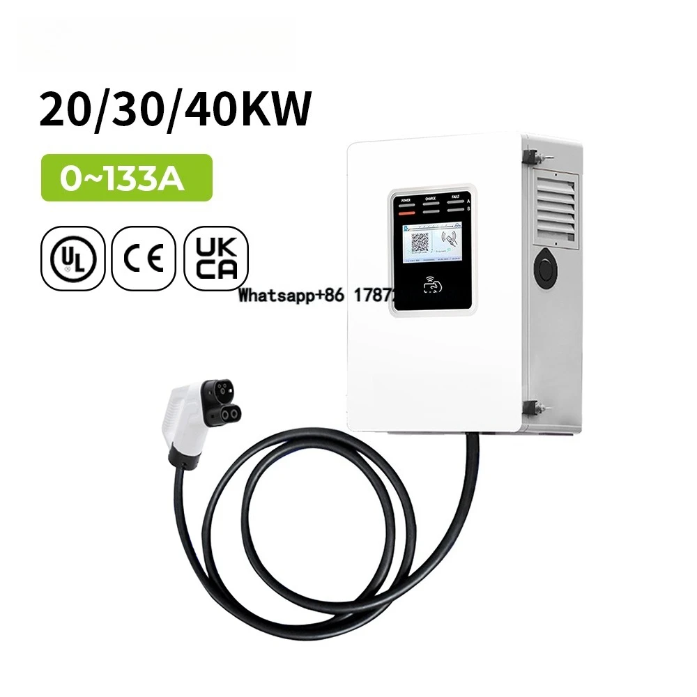 Dc Fast Charger 30Kw Wallbox Commercial - Carregador Rápido Comercial Ocpp 20kw 30kw