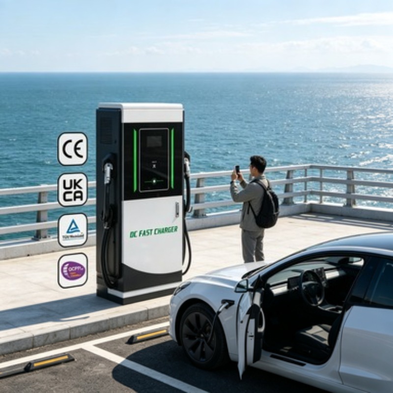 22Kw Wallbox Type 2 Ocpp Rfid - Carregador AC EV de 22kW Tipo