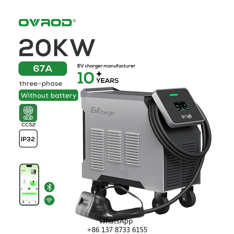 Portable Dc Fast Charger 20Kw Ccs2 - Novo Produto Ovrod: Estação de Carregamento