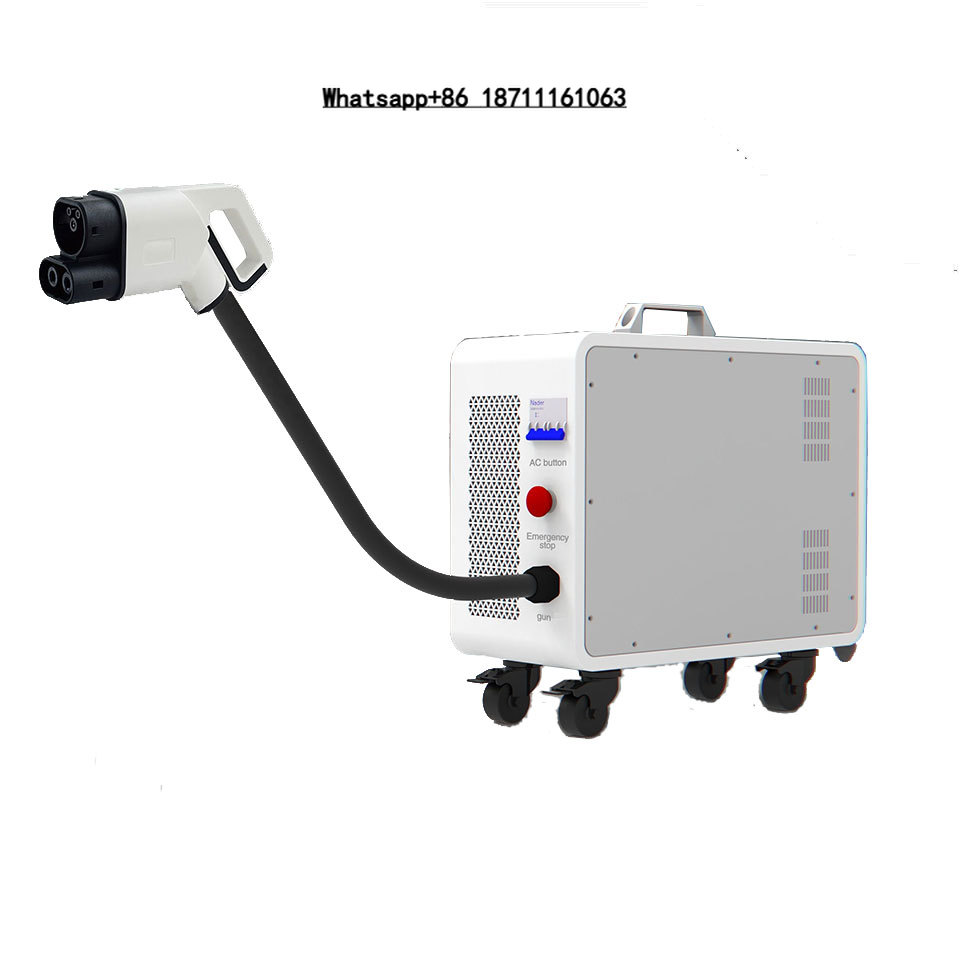 Portable Dc Fast Charger 20Kw Ccs2 - Carregador Móvel para Veículos Elétricos, Portátil,