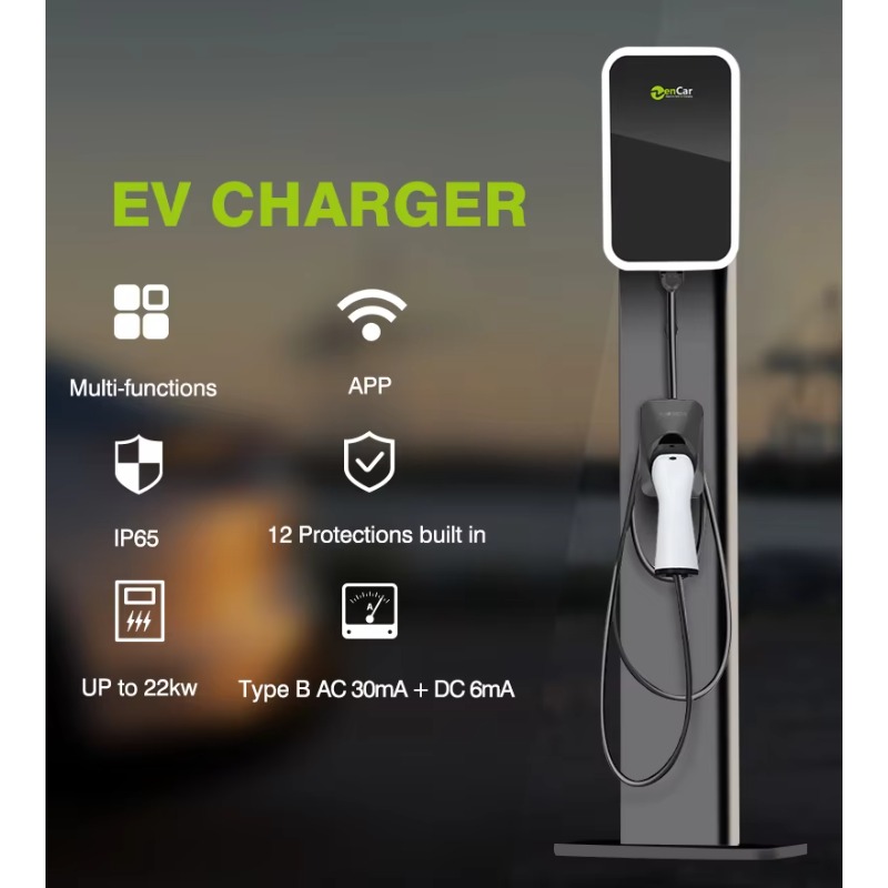 Estação de Carregamento AC par - 22Kw Wallbox Type 2 Ocpp Rfid avaliação e preço