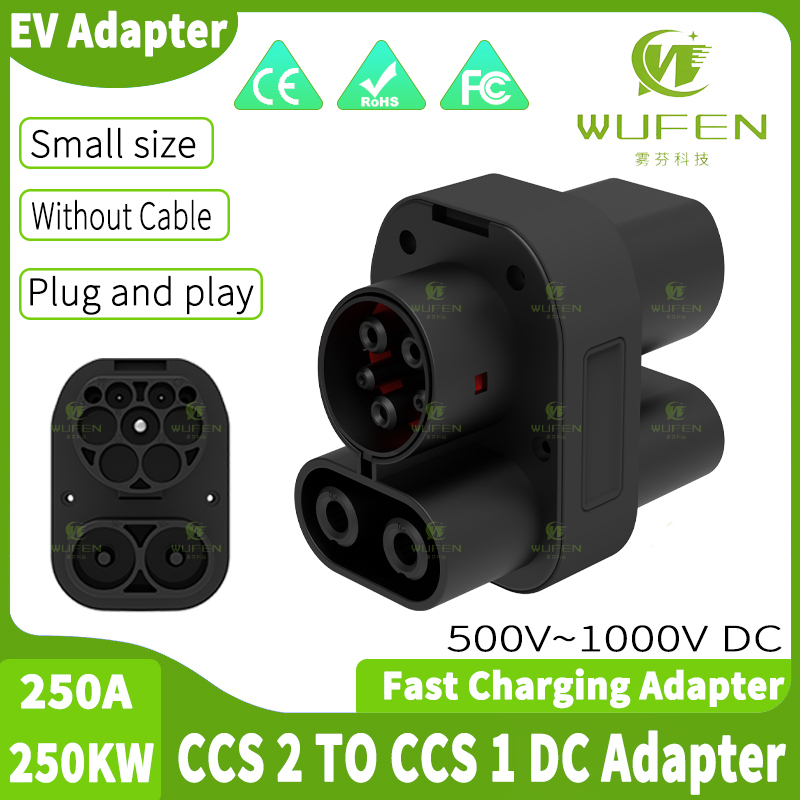 WUFEN Adaptador de carregament - Ccs2 To Ccs1 Fast Charge Adapter 250Kw avaliação e preço