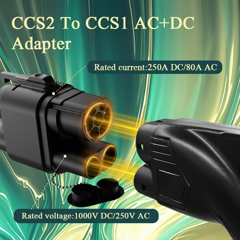 Kolanky 250kw dc + ac do carre - Ccs2 To Ccs1 Fast Charge Adapter 250Kw avaliação e preço