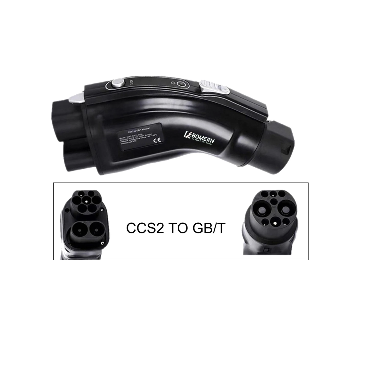 Novo Adaptador de Carregamento - Gb/T To Ccs2 200A Fast Charging Adapter avaliação e preço