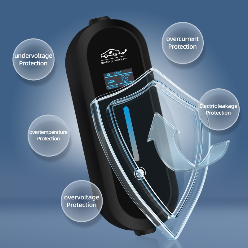Romada 7kw 32a ev carregador p - Portable Ev Charger 32A Type 2 Cee Plug avaliação e preço