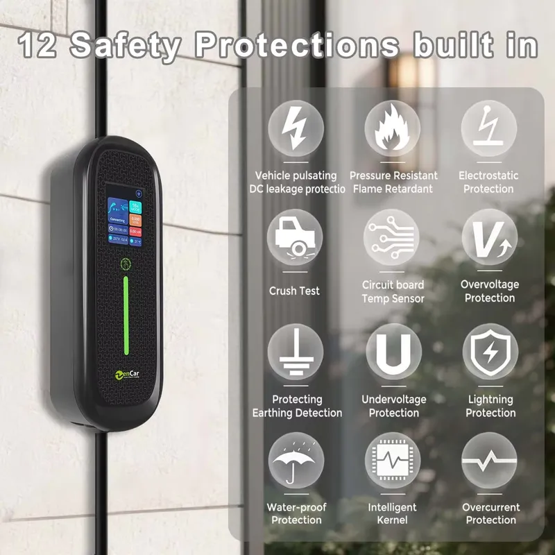 Carregador Portátil EV de 7kW  - Portable Ev Charger 32A Type 2 Cee Plug avaliação e preço