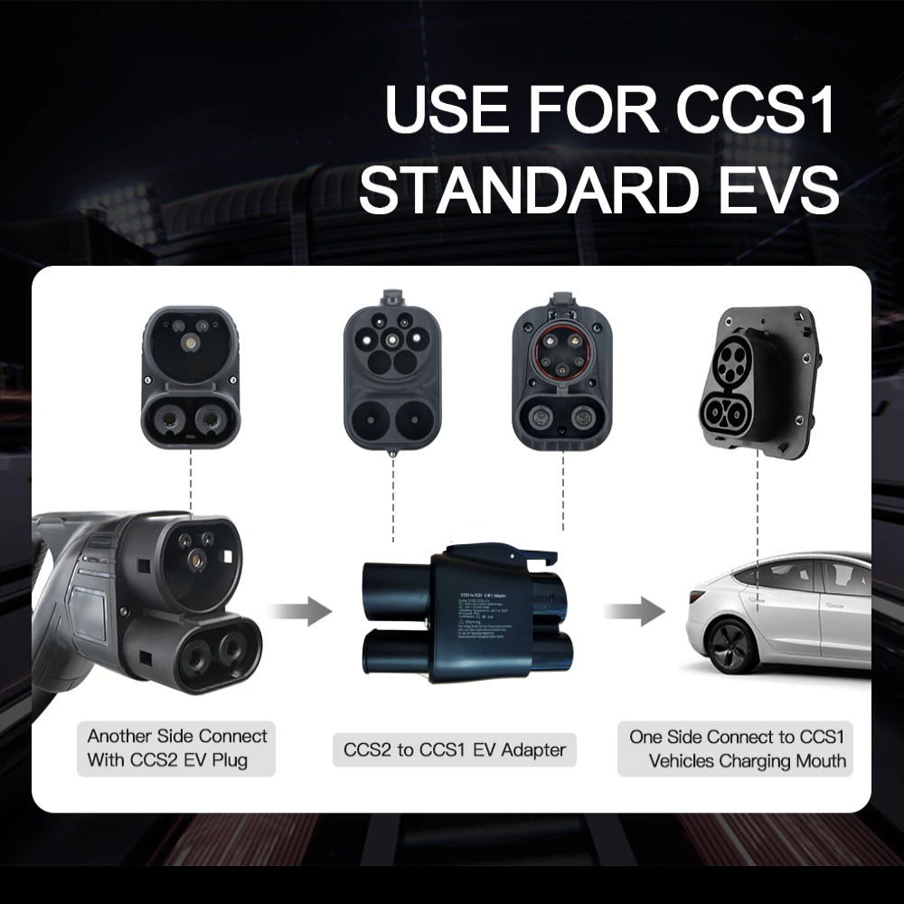 Adaptador EV CCS2 para CCS1 DC - Ccs2 To Ccs1 Fast Charge Adapter 250Kw avaliação e preço