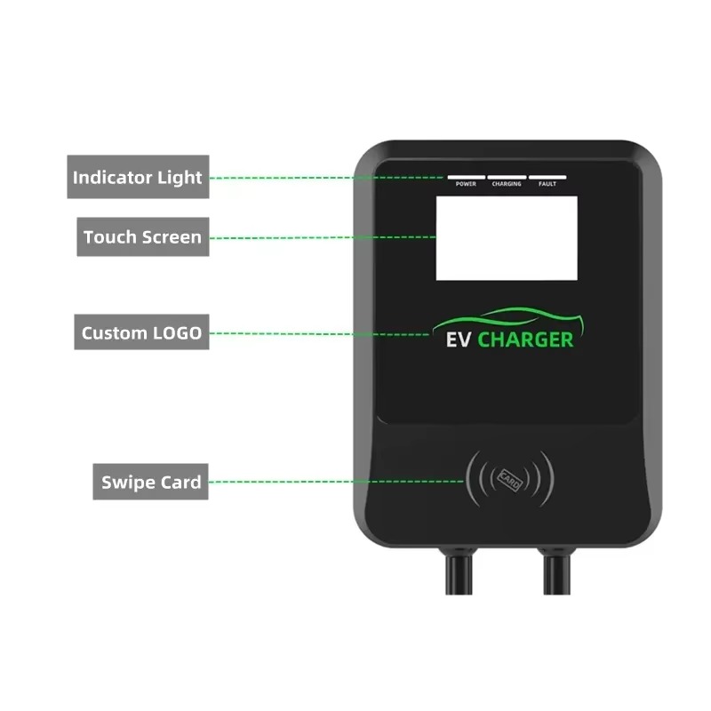 Estação de Carregamento de Veí - 22Kw Wallbox Type 2 Ocpp Rfid avaliação e preço