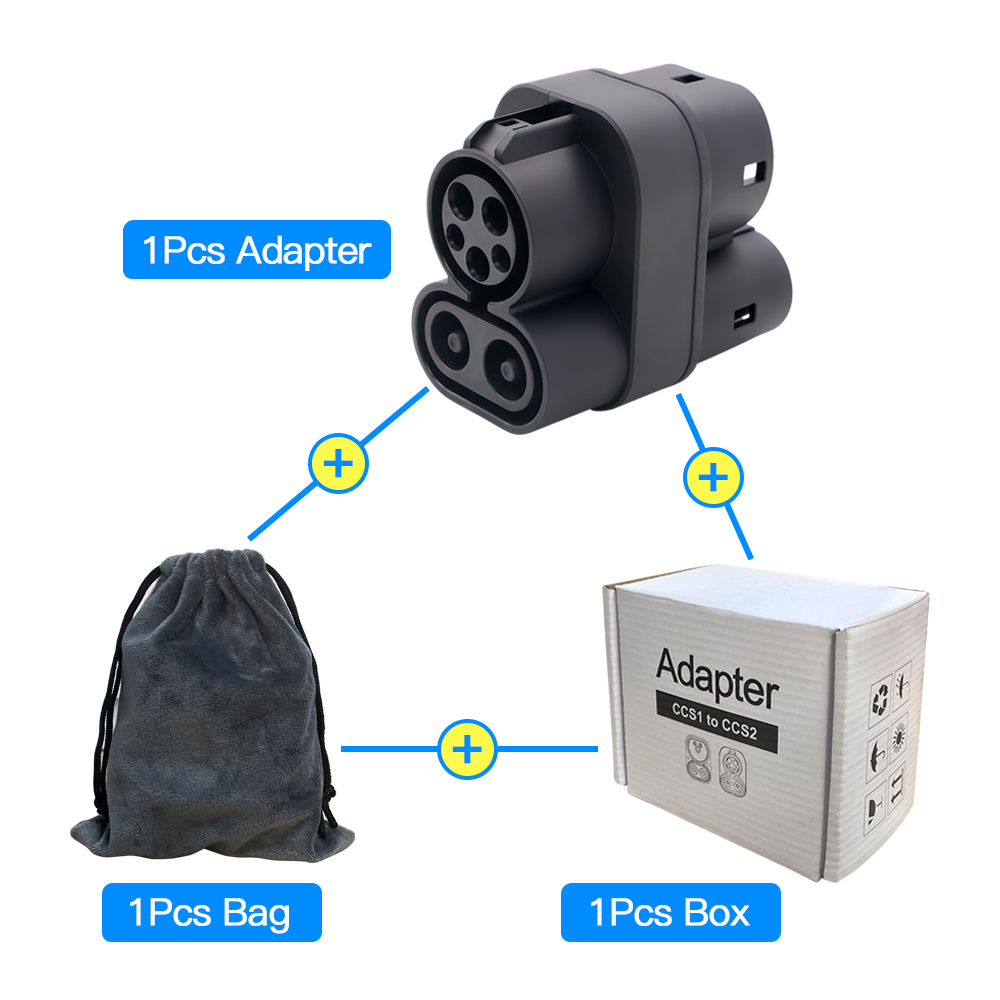 Adaptador de carregador CCS1 p - Ccs2 To Ccs1 Fast Charge Adapter 250Kw avaliação e preço