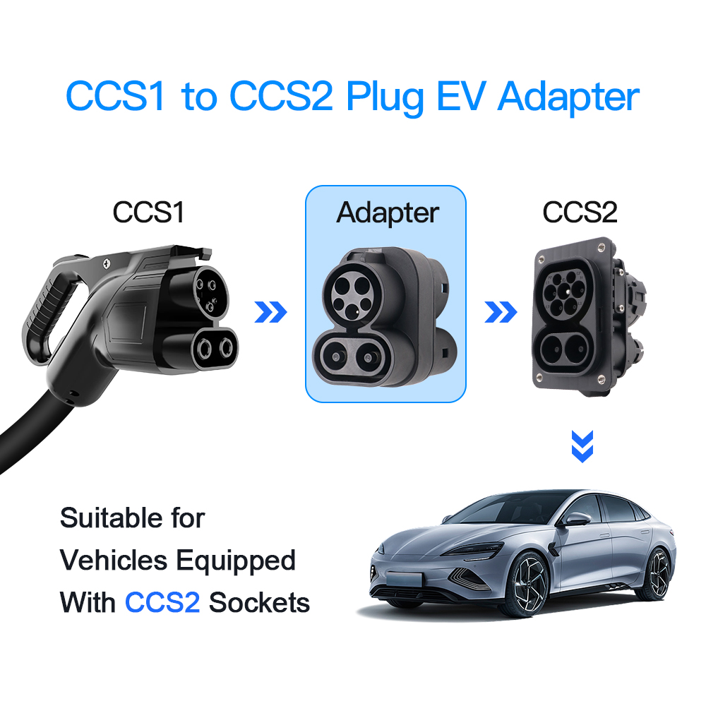 Adaptador de carregador CCS1 p - Ccs2 To Ccs1 Fast Charge Adapter 250Kw avaliação e preço